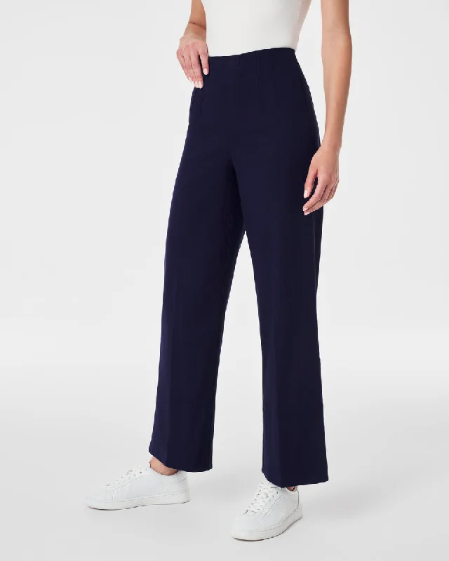 SPANX® Stretch Twill Cropped Wide Leg Pant