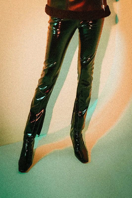 STELLA VEGAN PATENT LEATHER PANTS