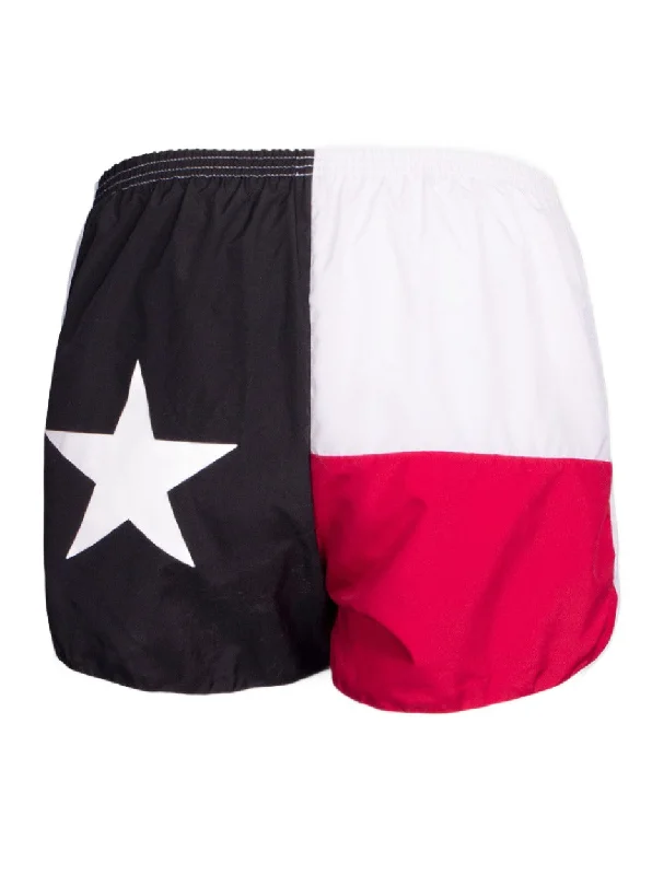 Texas Flag Red, White & Black Shorts - Texas Tech