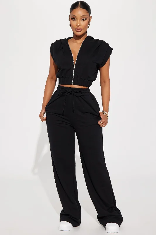 Time Travel Lounge Pant - Black