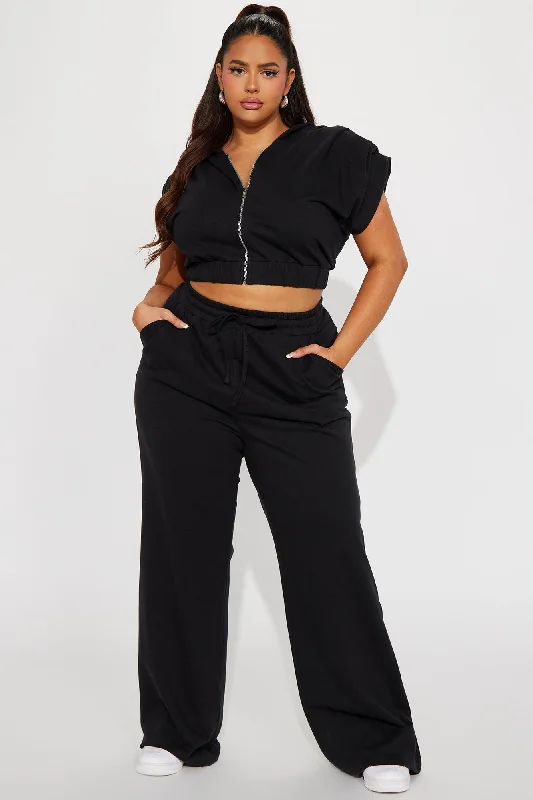 Time Travel Lounge Pant - Black