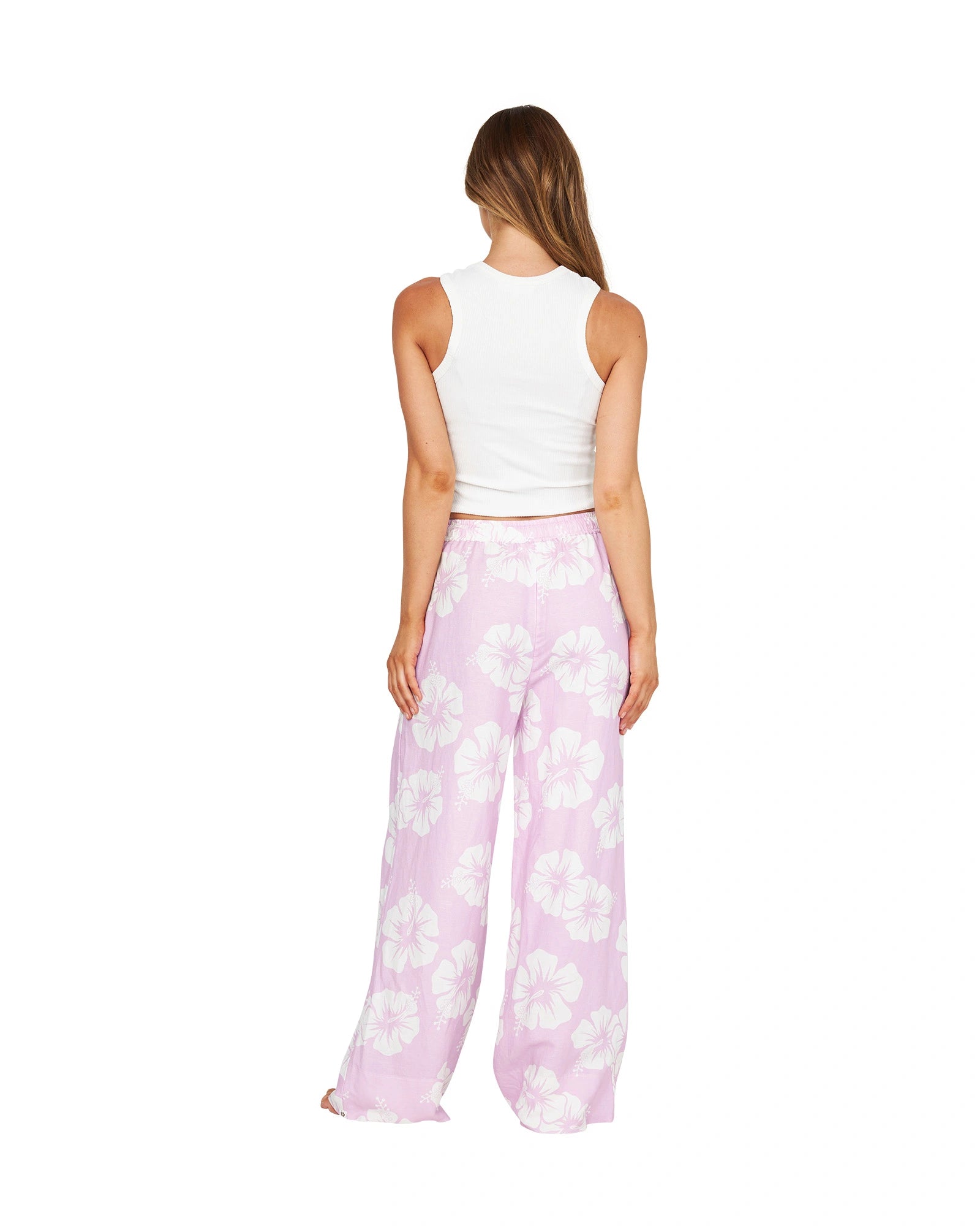 Womens - Beach Pant - OG Paradise - Hibiscus Pale Pink