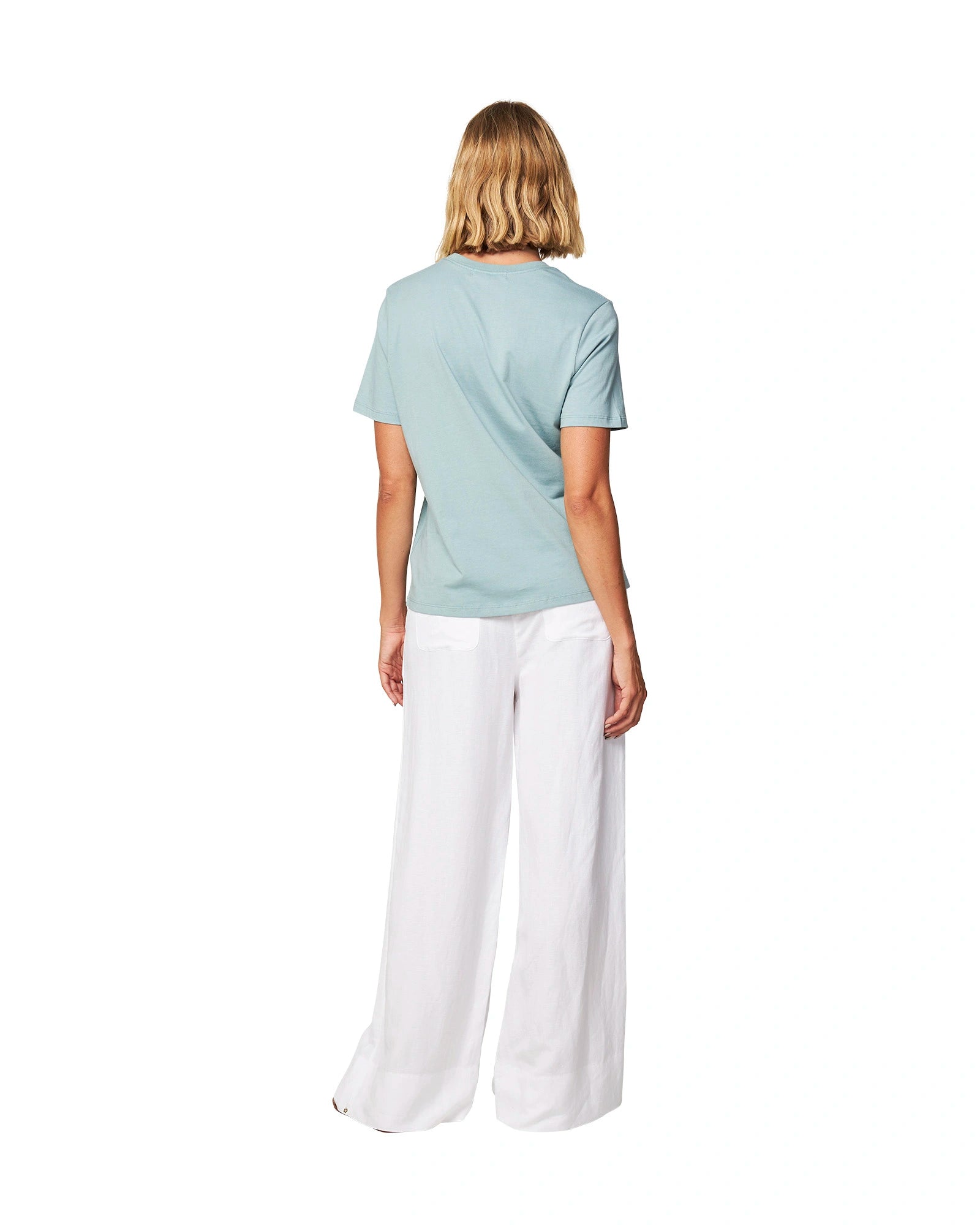 Womens - Beach Pant - Wide Leg Beach Pant - White