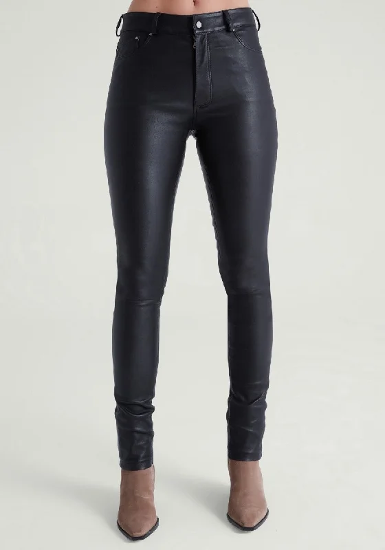 Eva Stretch Leather Pants