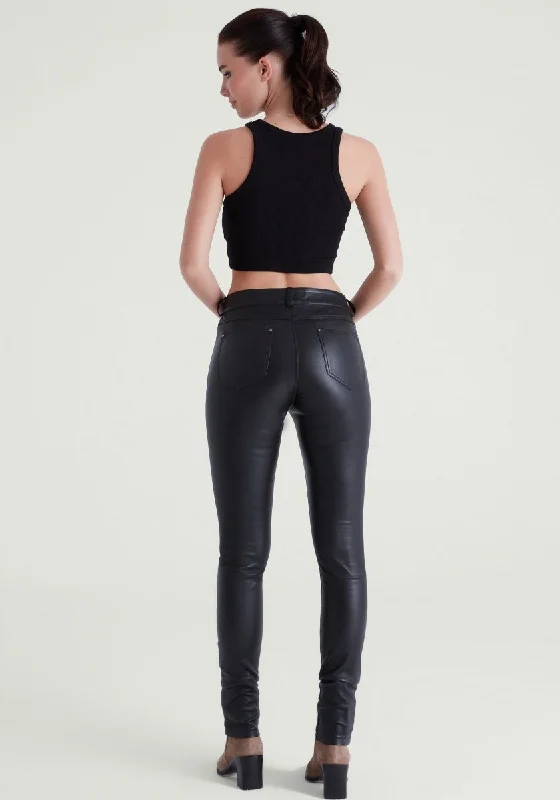 Eva Stretch Leather Pants