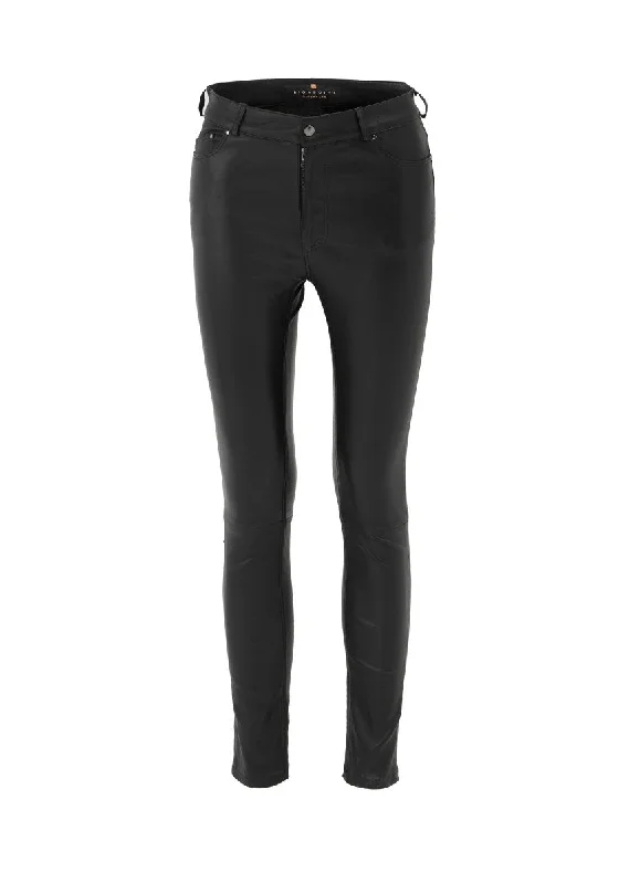 Eva Stretch Leather Pants