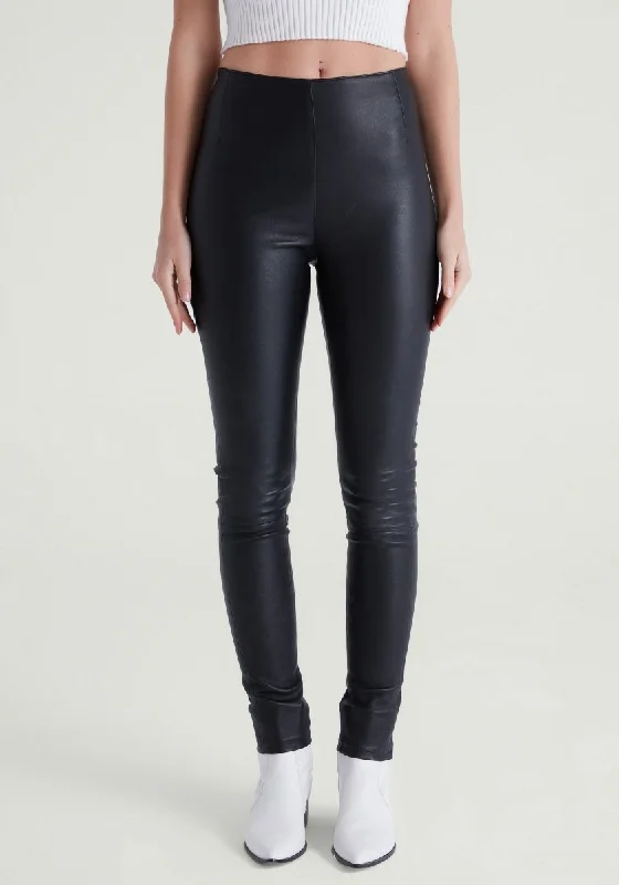 Mia Leather Stretch Leggings