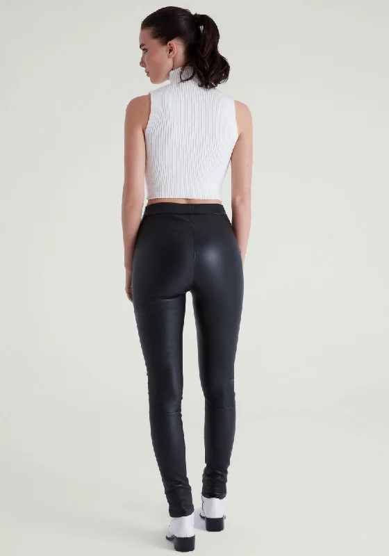 Mia Leather Stretch Leggings