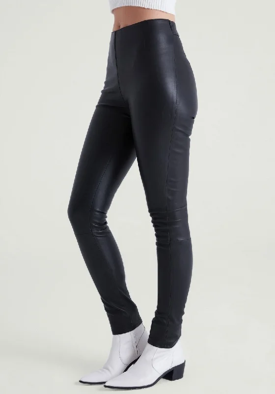 Mia Leather Stretch Leggings