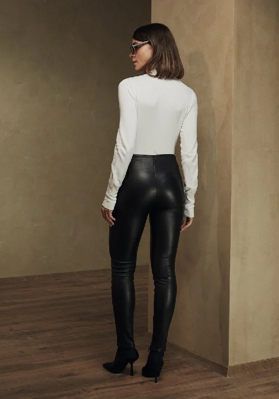 Ola Leather Stretch Leggings