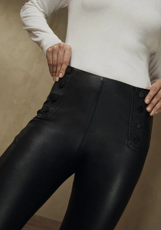 Ola Leather Stretch Leggings