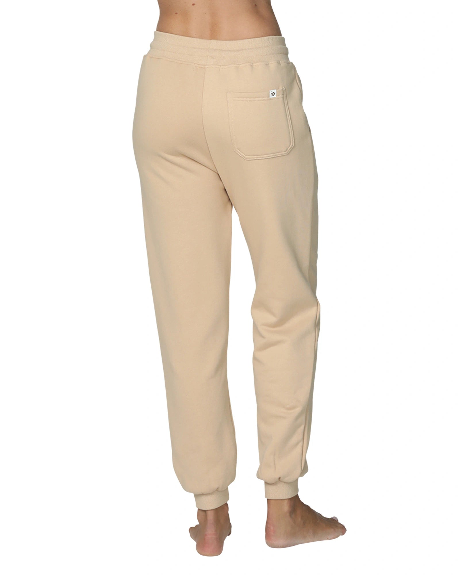 Womens - Track Pant - Logo Trackie - Natural