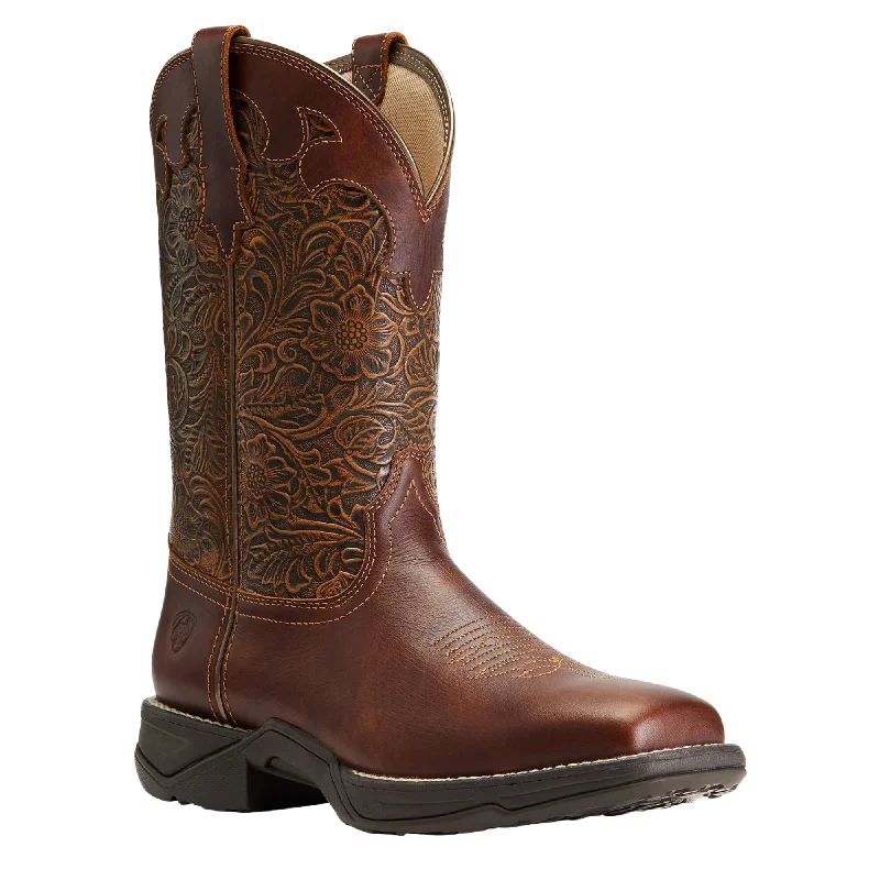 Ariat® Ladies Anthem Savanna Rich Clay & Brown Floral Boots 10042421