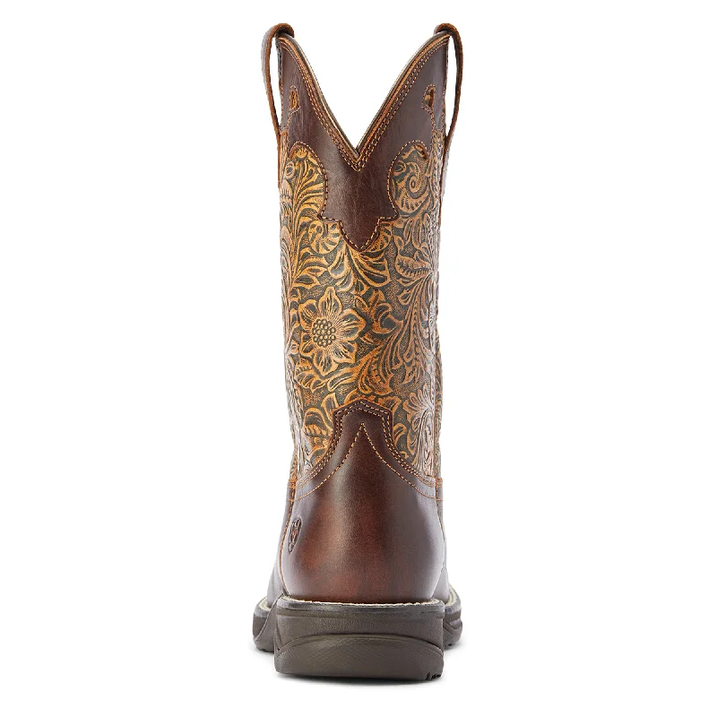 Ariat® Ladies Anthem Savanna Rich Clay & Brown Floral Boots 10042421