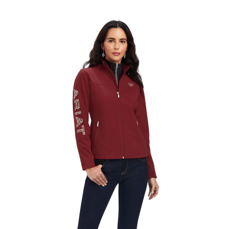 Ariat® Ladies Aparejo Team Softshell Sun-Dried Tomato Jacket 10042113