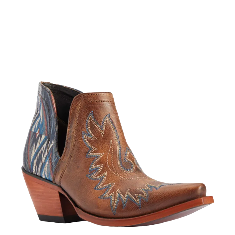 Ariat® Ladies Dixon Chimayo New Mexico Fiery Tan Booties 10042579