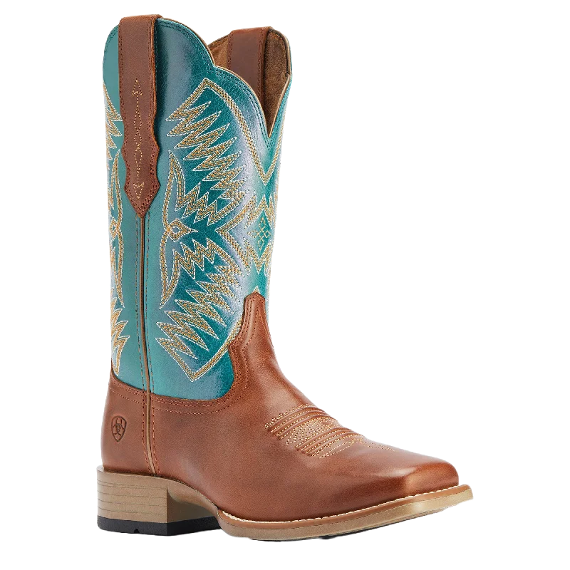 Ariat® Ladies Odessa Almond Roca & Metallic Turqueza Boots 10042387