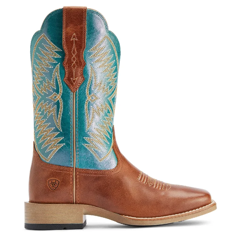 Ariat® Ladies Odessa Almond Roca & Metallic Turqueza Boots 10042387