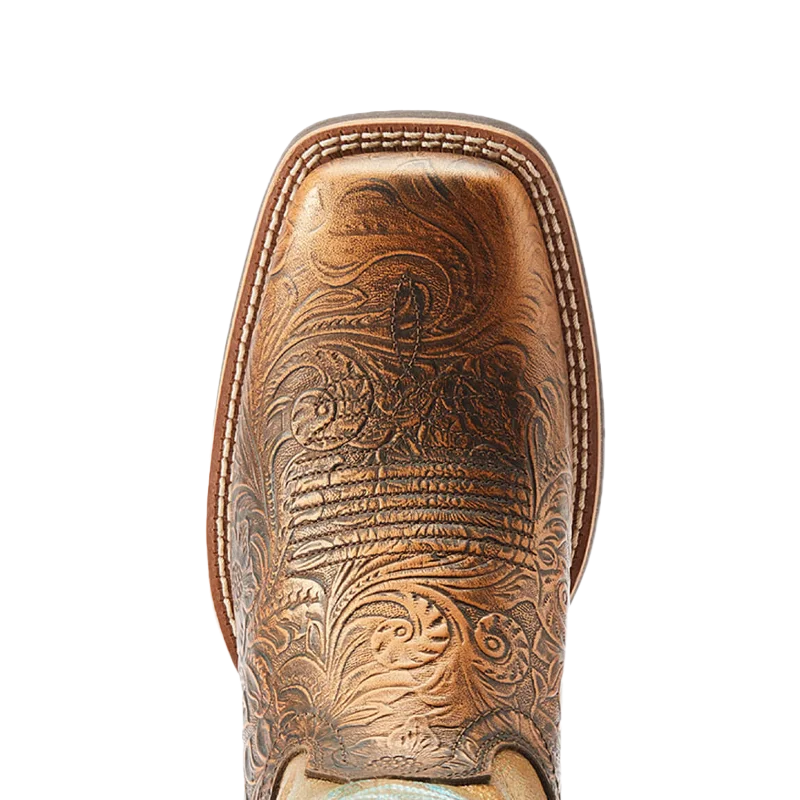 Ariat® Ladies Olena Bronze Age & Green Mile Western Boots 10044442