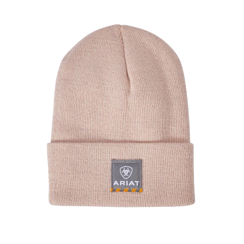 Ariat® Ladies Rebar Watch Pink Beanie Cap 10041516