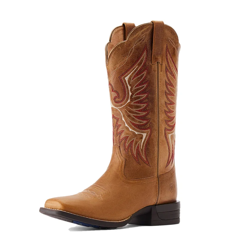 Ariat® Ladies Rockdale Almond Buff Tan Western Boots 10044415