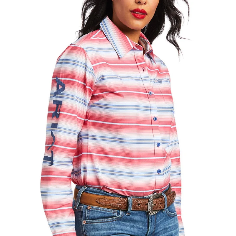 Ariat Ladies Team Kirby Sunrise Serape Print Long Sleeve Shirt  10039456