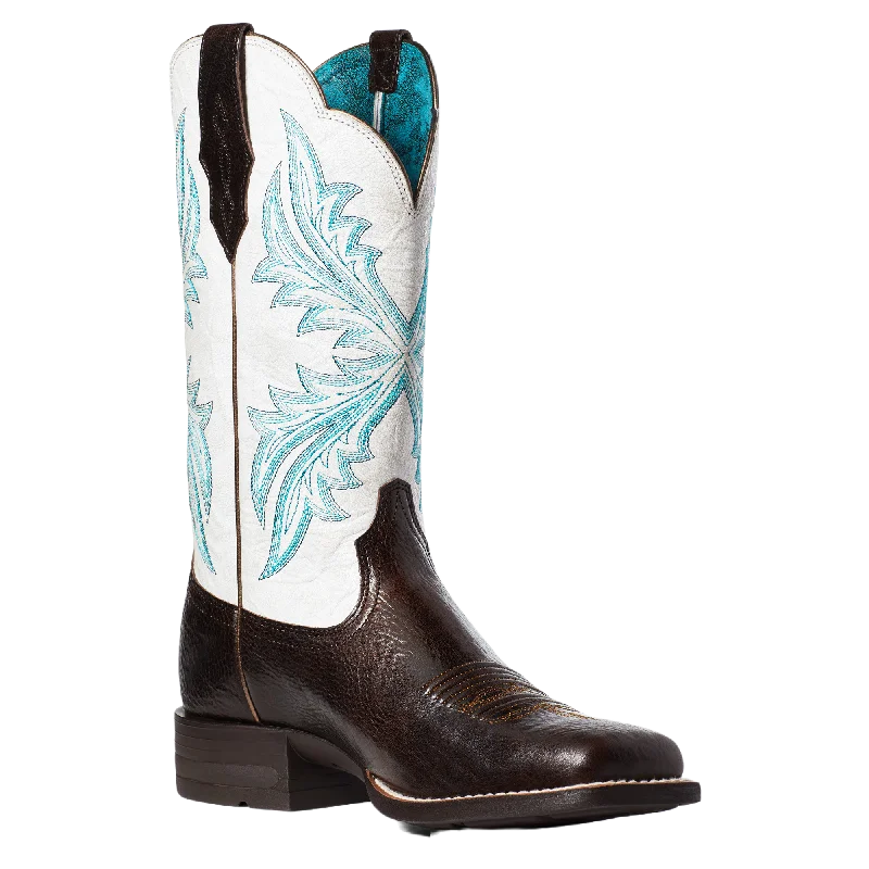 Ariat Ladies West Bound Chocolate Chip Square Toe Boots 10035987