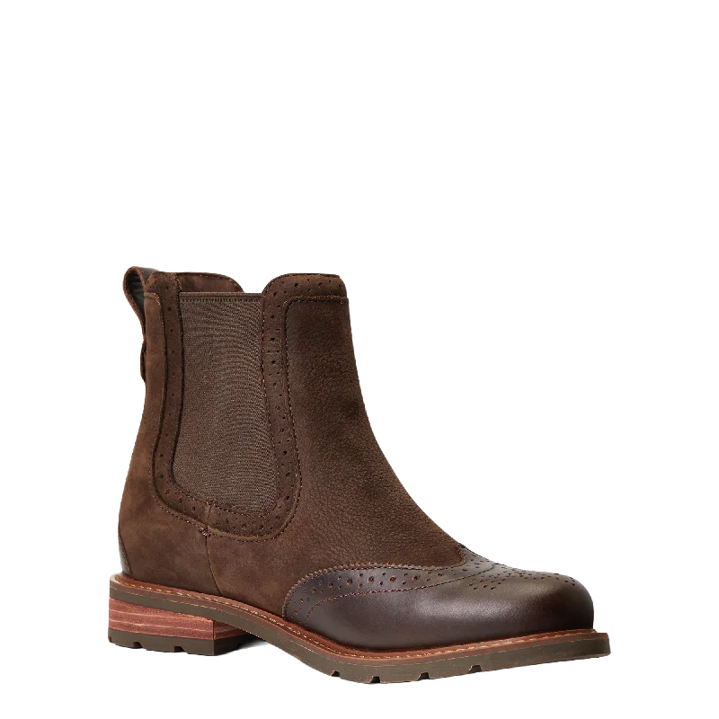 Ariat® Ladies Wexford Brogue Chocolate Brown Waterproof Boot 10040385