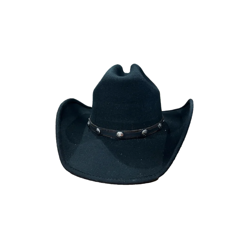 Austin Traders Felt Black Western Hat 1024-008-BLK