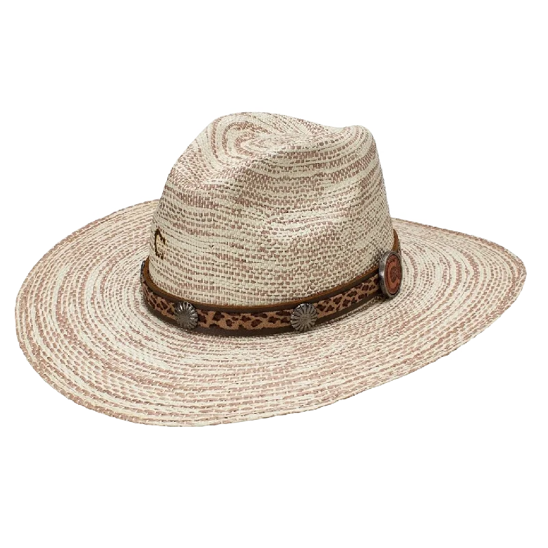 Charlie 1 Horse Ladies Prowlin' Round Natural/Tan Straw Hat CSPRRD-343696