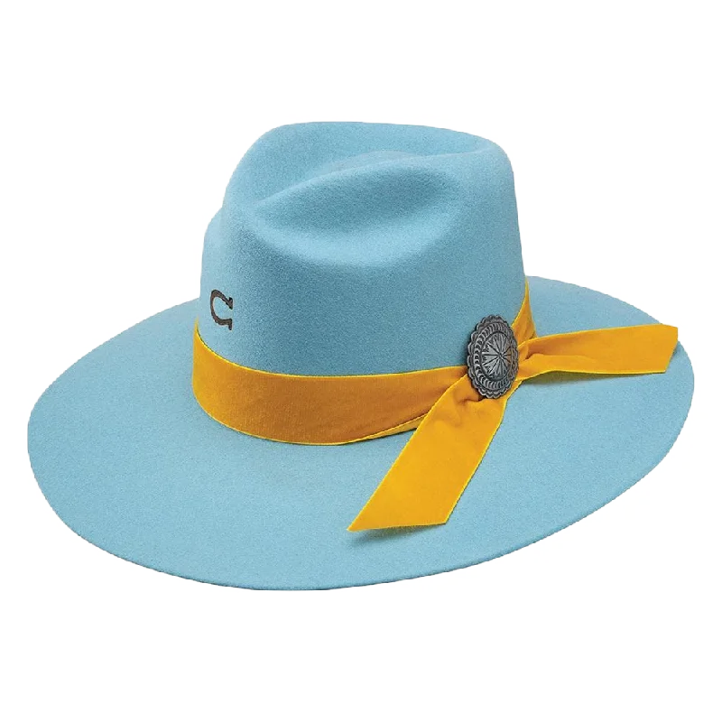 Charlie 1 Horse Sundance Baby Blue Felt Hat CWSDNC-4236BX