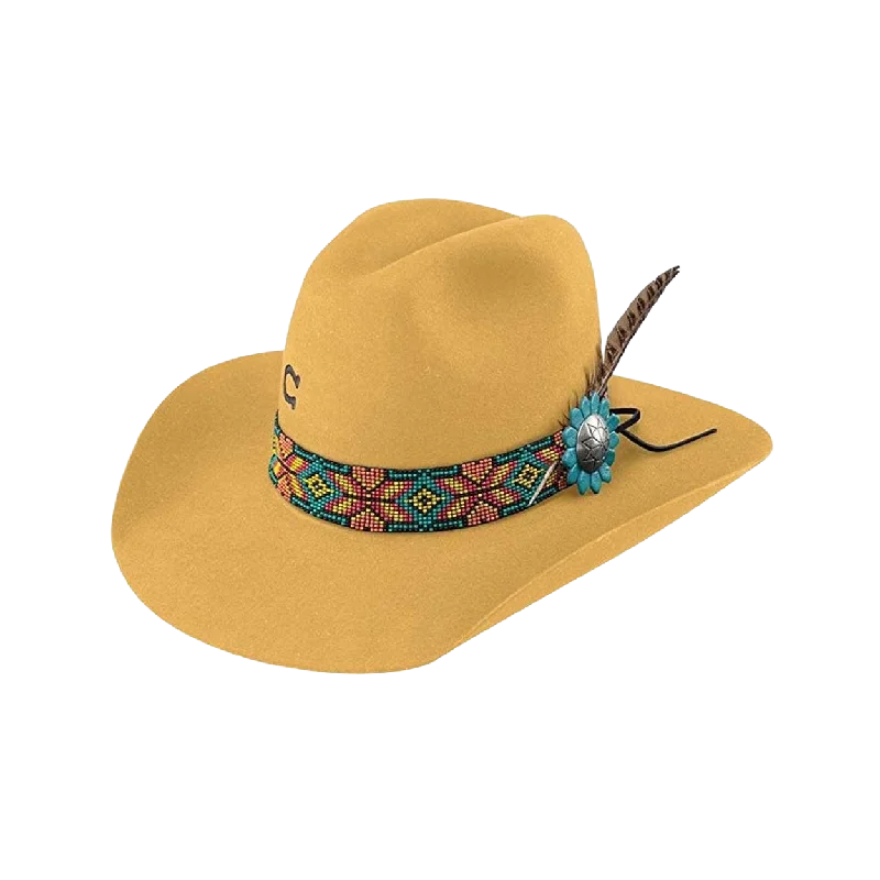 Charlie 1 Horse Yellow 4X Gold Digger Felt Hat CWGDGR-2134YL