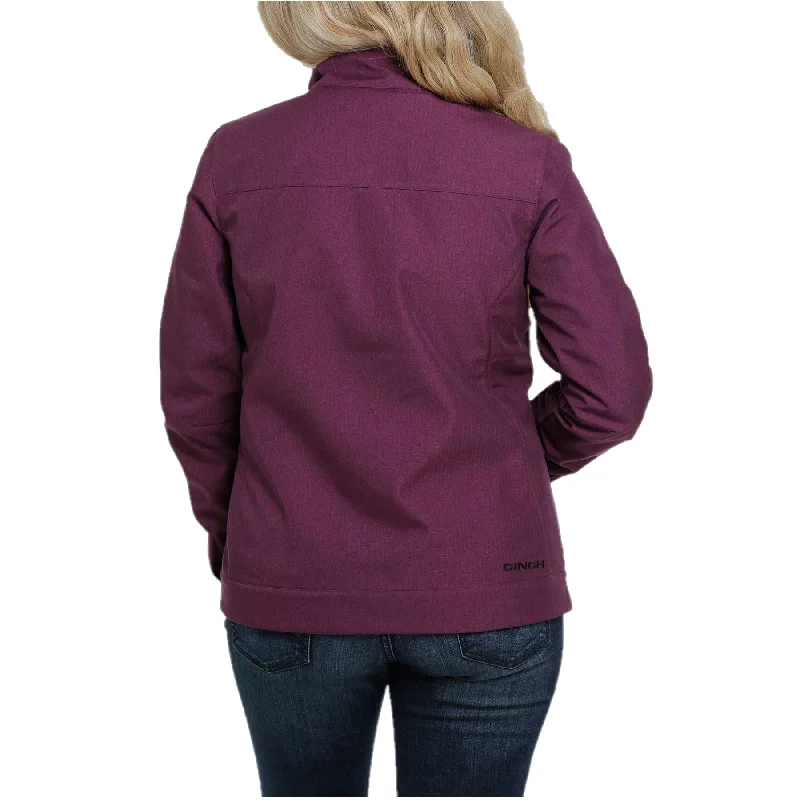 Cinch Ladies Carry Concealed Textured Bonded Purple Jacket MAJ9839001