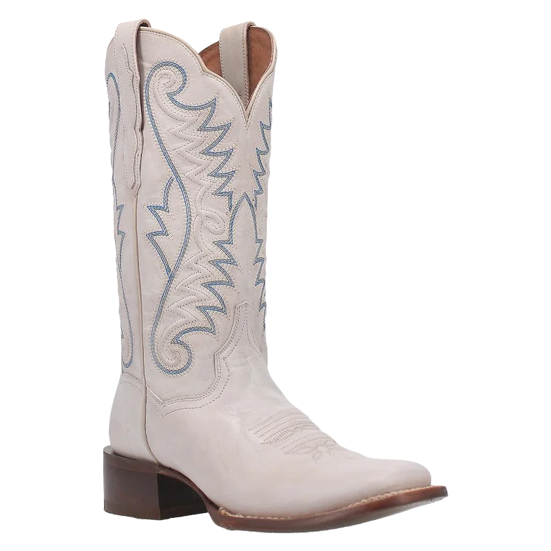 Dan Post® Ladies Sugar White Square Toe Boots DP4999