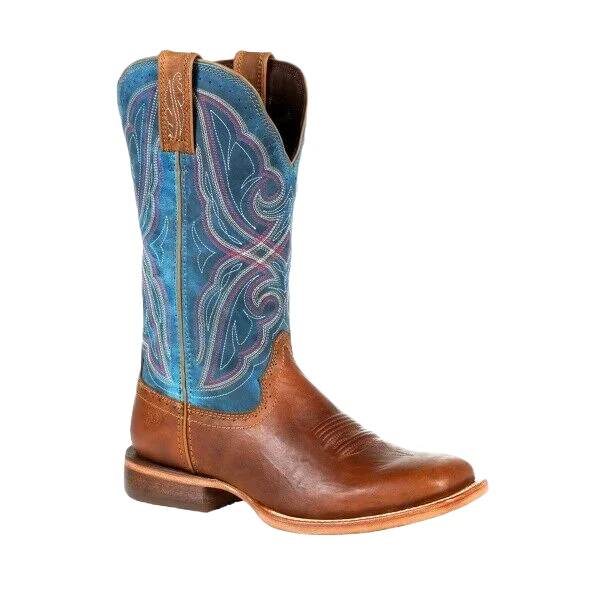 Durango® Ladies Arena Pro™ Brown Caribbean Blue Western Boots DRD0381