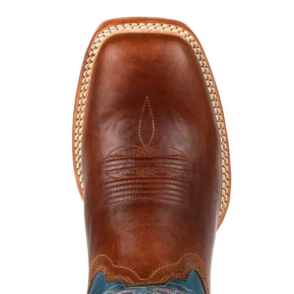 Durango® Ladies Arena Pro™ Brown Caribbean Blue Western Boots DRD0381