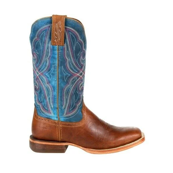 Durango® Ladies Arena Pro™ Brown Caribbean Blue Western Boots DRD0381