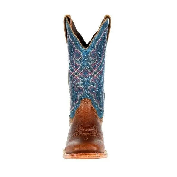 Durango® Ladies Arena Pro™ Brown Caribbean Blue Western Boots DRD0381