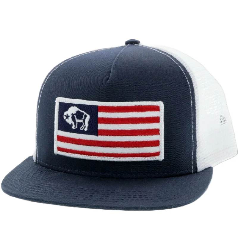 Hooey American Made Blue High Profile Hat 9711T-BLWH