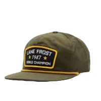 Lane Frost® Unisex Grunt Forest Green 6-Panel Snapback Hat LFB0220