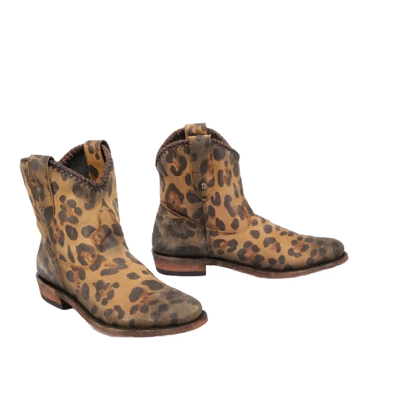 Liberty Black Ladies Cheetah Miel Boot LB-711330