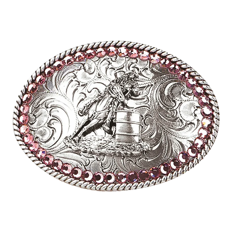 Blazin Roxx® Youth's  Rope Edge Barrel Racer Belt Buckle 37380