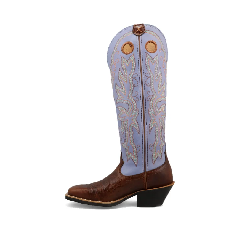 Twisted X Ladies Buckaroo Mocha & Perrywinkle Tall Boots WBK0018