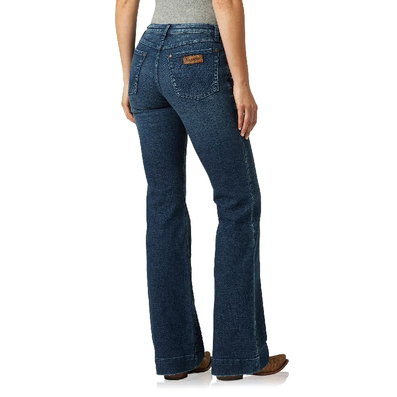 Wrangler® Ladies Retro Mae Wide Leg Sophia Trouser Jeans 09MWWSA