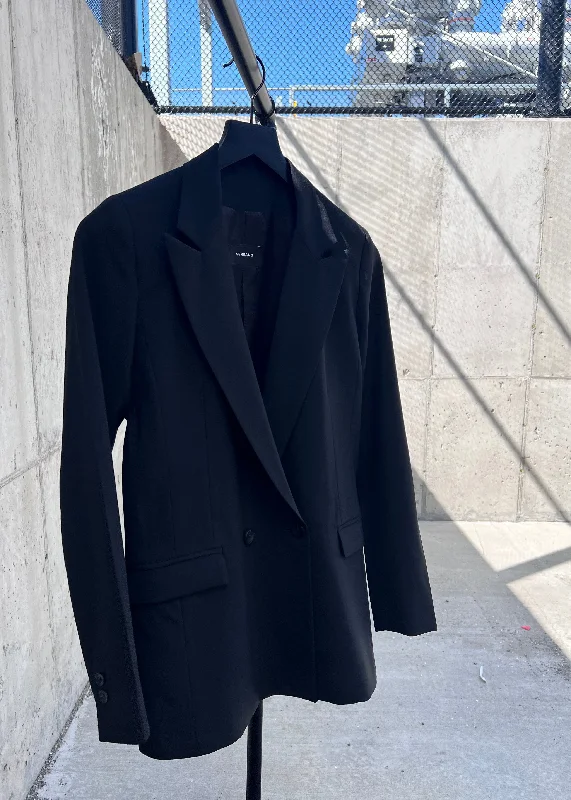 Black Blazer in Italian Wool