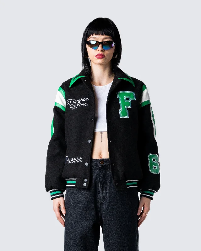 Bobby Black Varsity Jacket