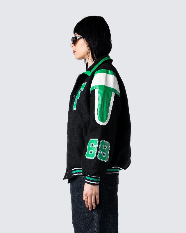 Bobby Black Varsity Jacket