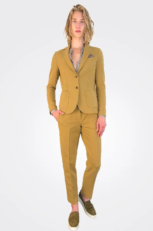 Cashmere Touch Slim Fit Blazer - Liquirizia