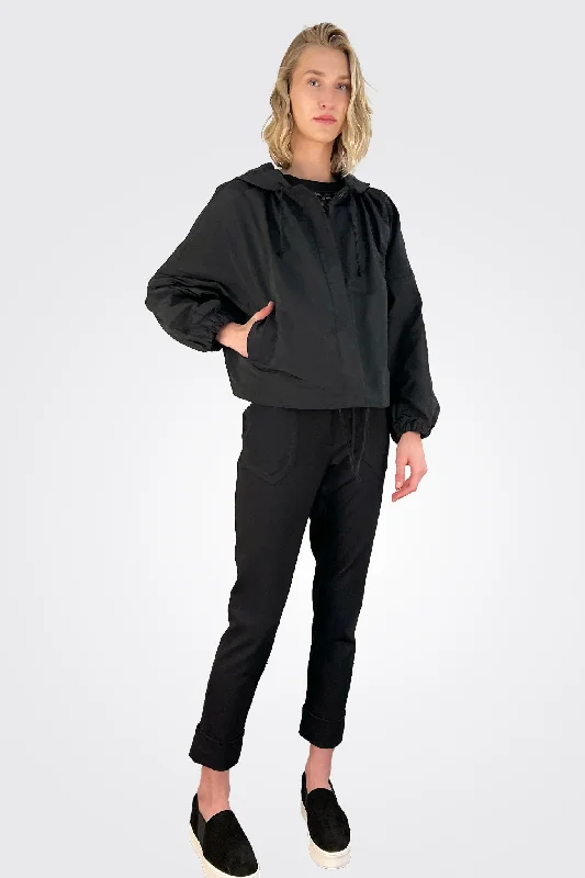 Comfort Fit Coat - Black