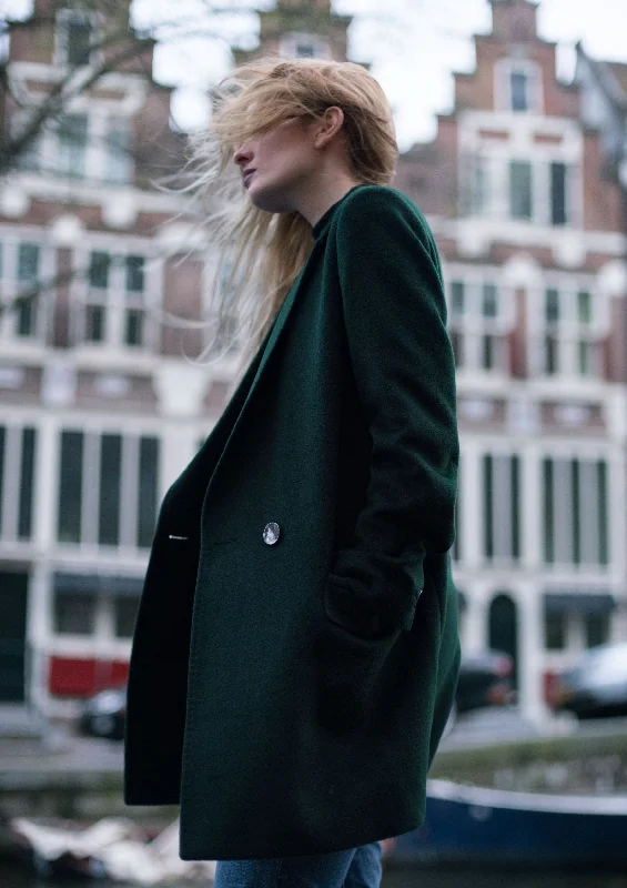 Green Wool Coat